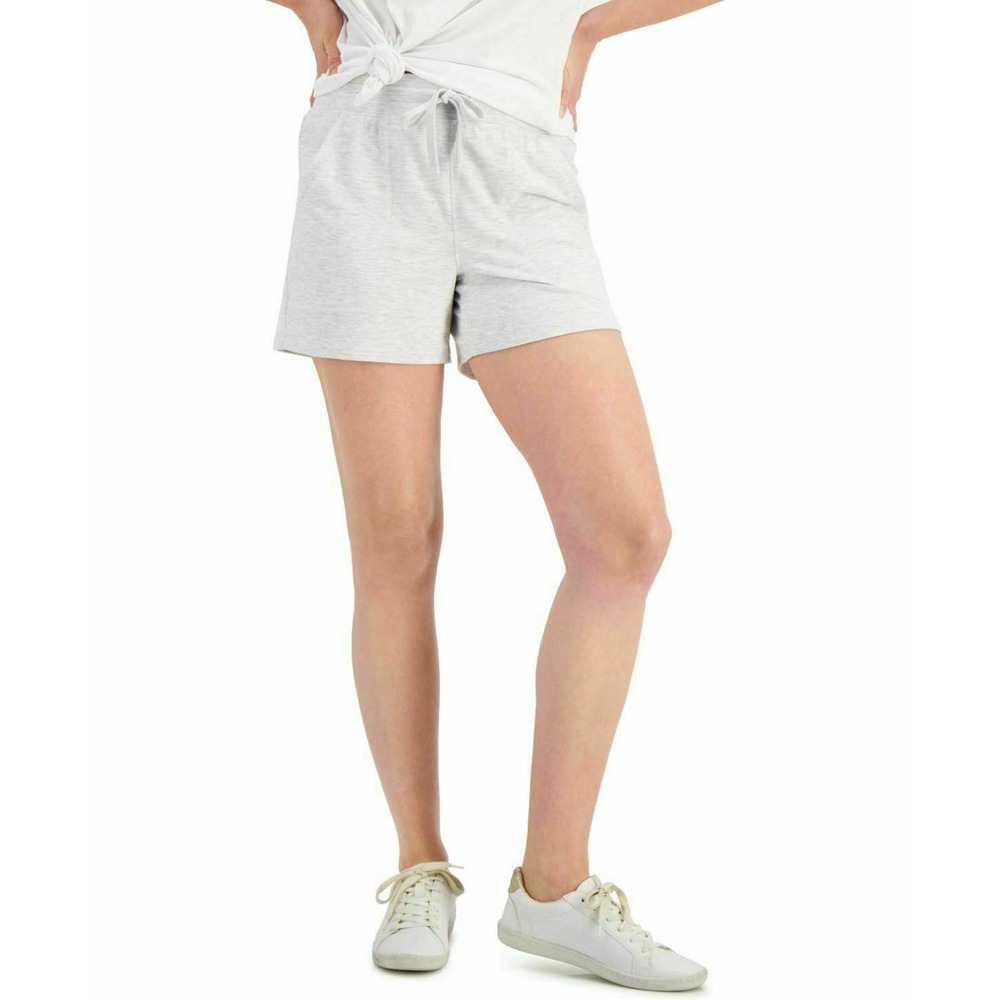 Ideology Women Comfy Pull-On Drawstring Mid-Rise Lounge Shorts White XL, $30 NWT